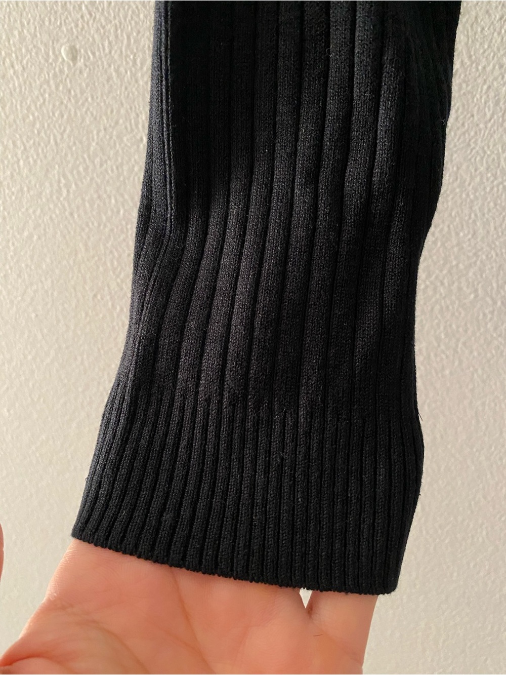 Chico's Women's Size 1 Black Silk Blend Turtleneck Long Sleeve Top NWT - Picture 5 of 14